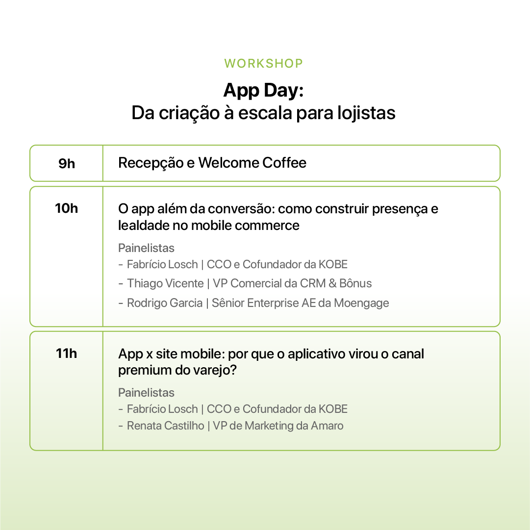 App day: Da criação à escala