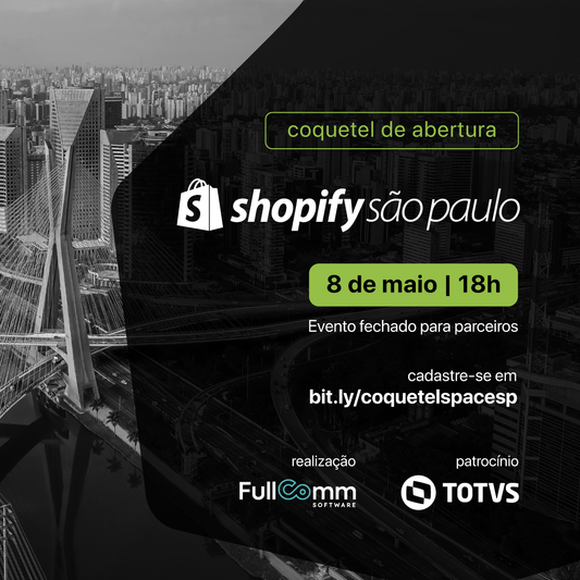 Coquetel de Abertura do Shopify Space by TOTVS